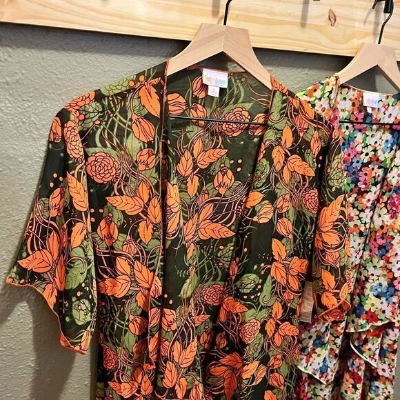 Kimono Robes Short Sleeve Tops Set of 2 - Picture 2 of 6